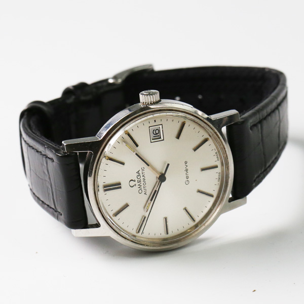 OMEGA オメガ ジュネーブ メンズ デイト 自動巻 腕時計 中古