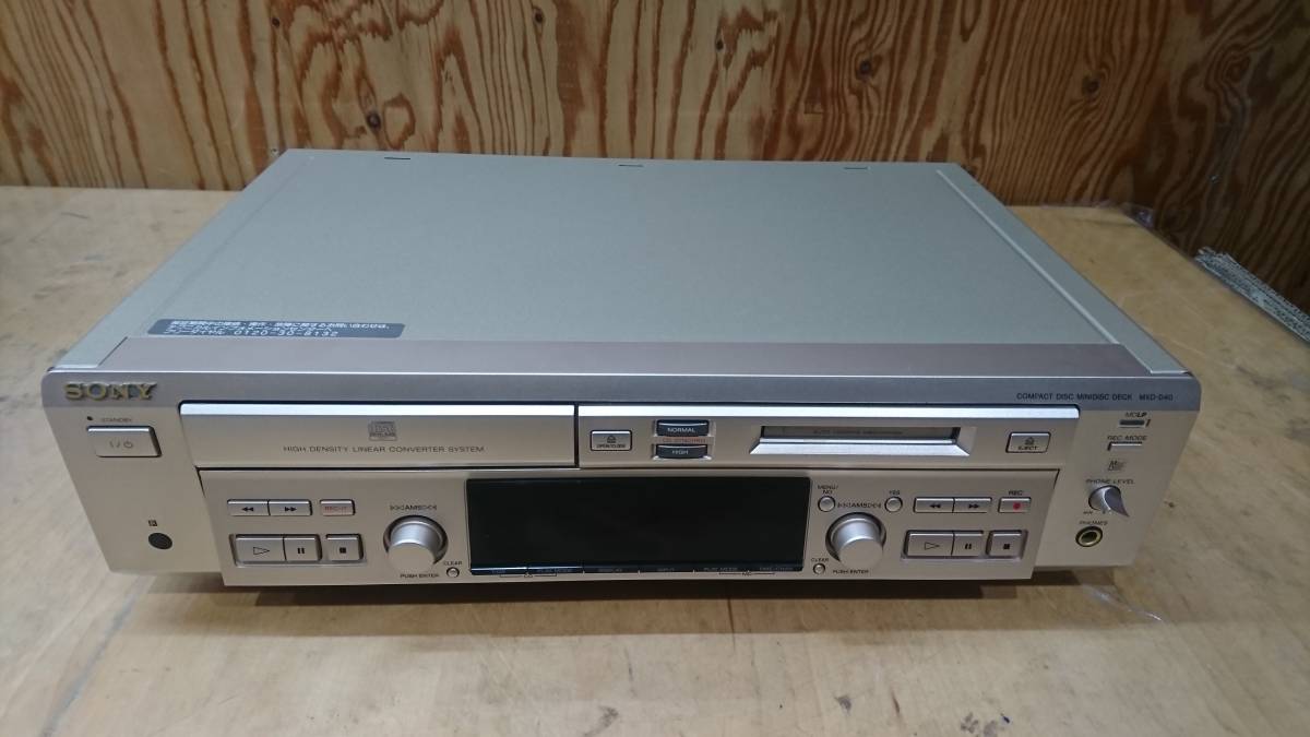 SONY ソニー CD MD デッキ MXD-D40 【公式通販】