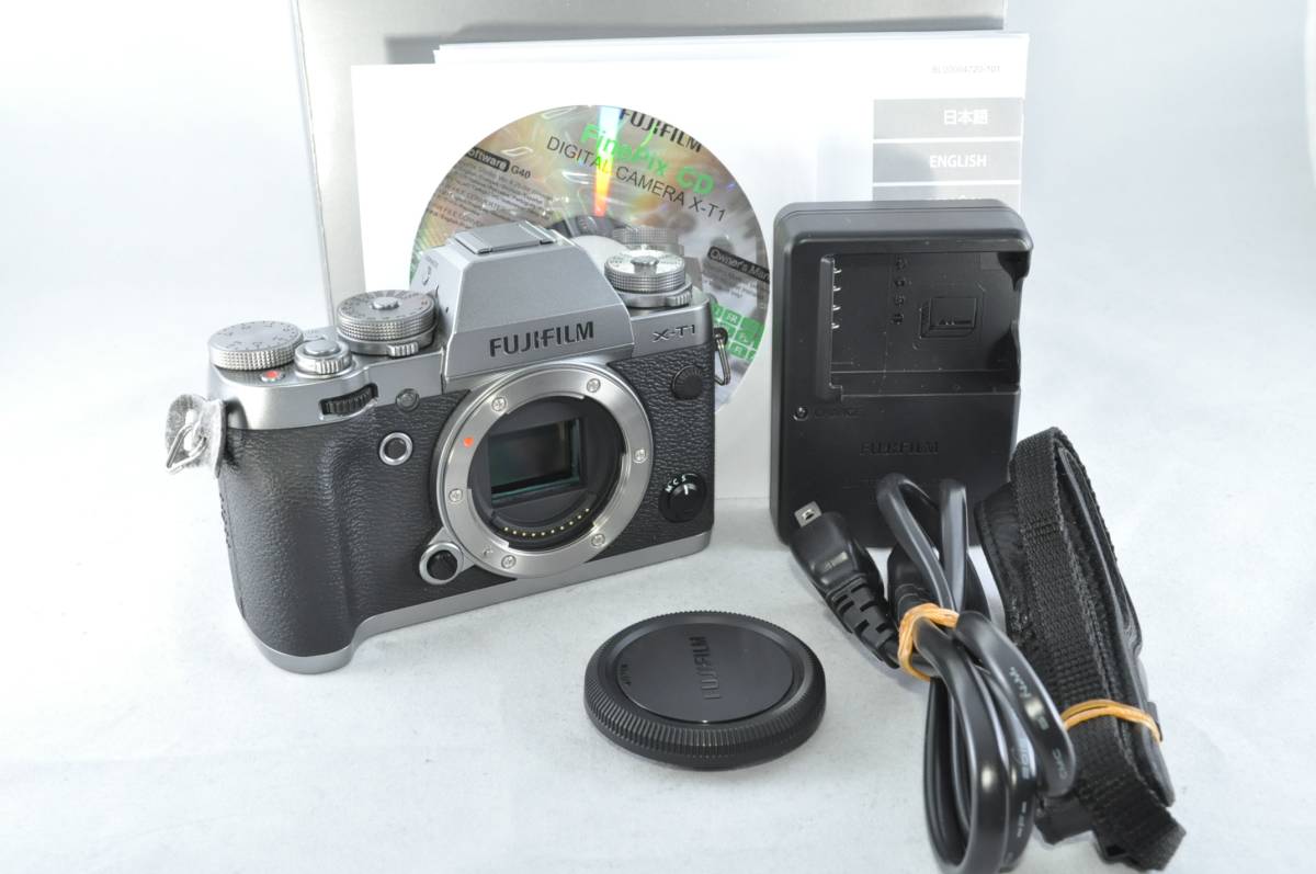 ★奇跡の新品級★FUJIFILM 富士フィルム X-T1 Graphite Silver Edition グラファイトシルバー 元箱付属品 #6766