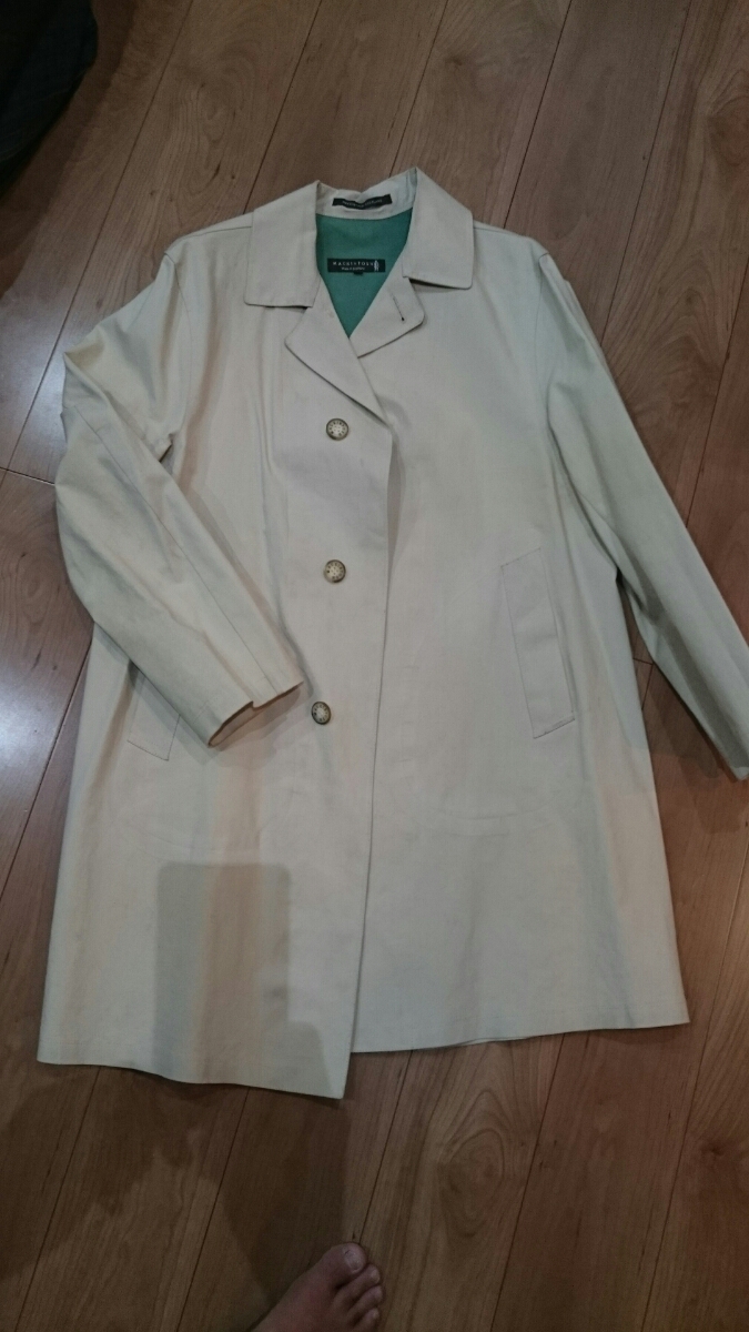 ★ MACKINTOSH ゴム引きステンカラーコート size42