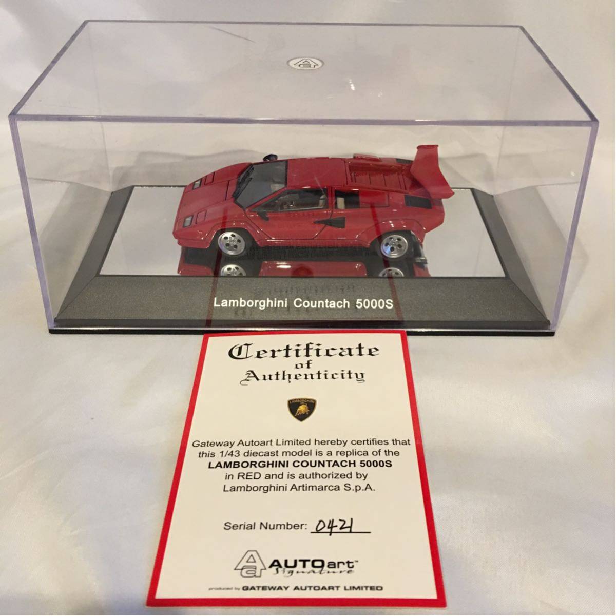 1⁄43 ランボルギーニ カウンタック AUTOart オートアート 5000S 