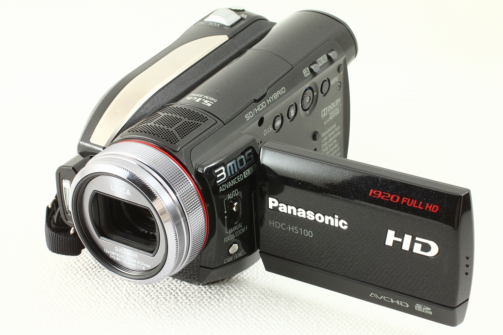 極上品 極上品◇Panasonicパナソニック HDC-HS100 ブラック◇8434