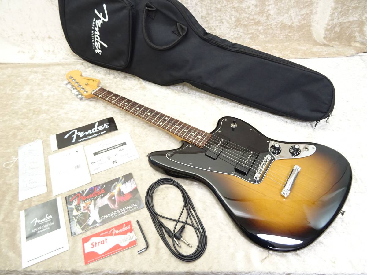 Fender Jaguar Black Player - Pau Ferro Fingerboard HH Mexico