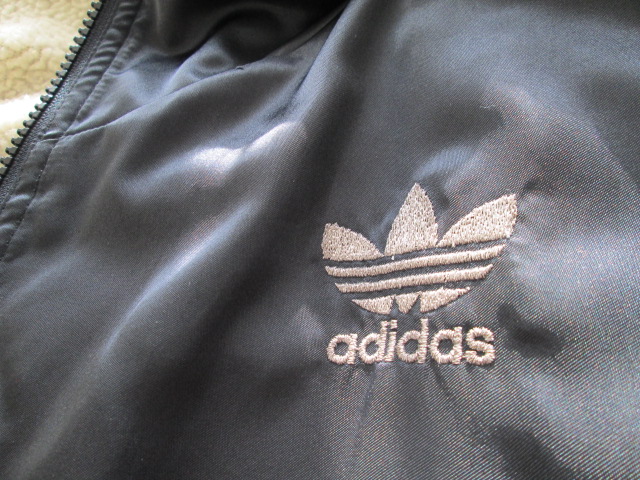 アディダス　adidas　ベンチコート　黒　L　デサント製_4