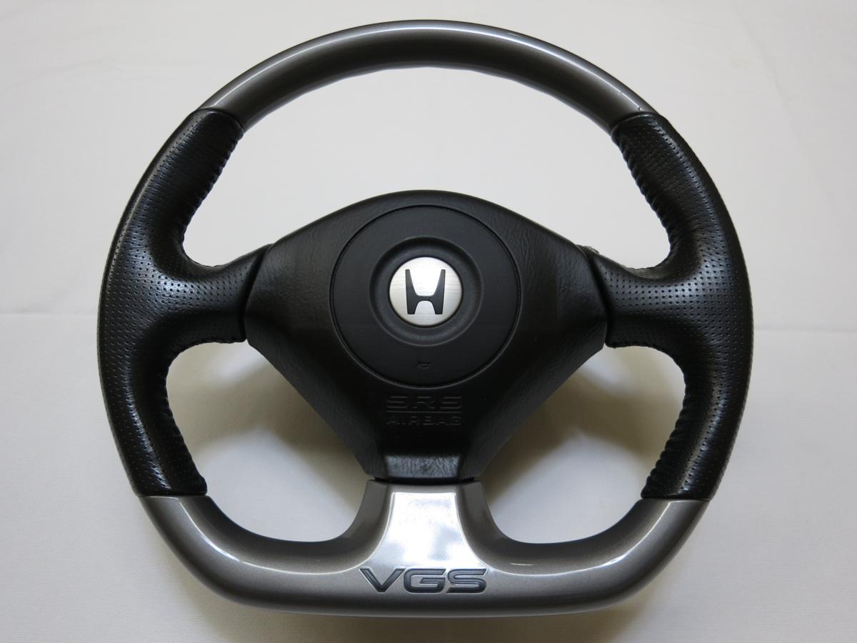 S2000 VGS！ AP1 AP2 純正 革 ステアリング ハンドル
