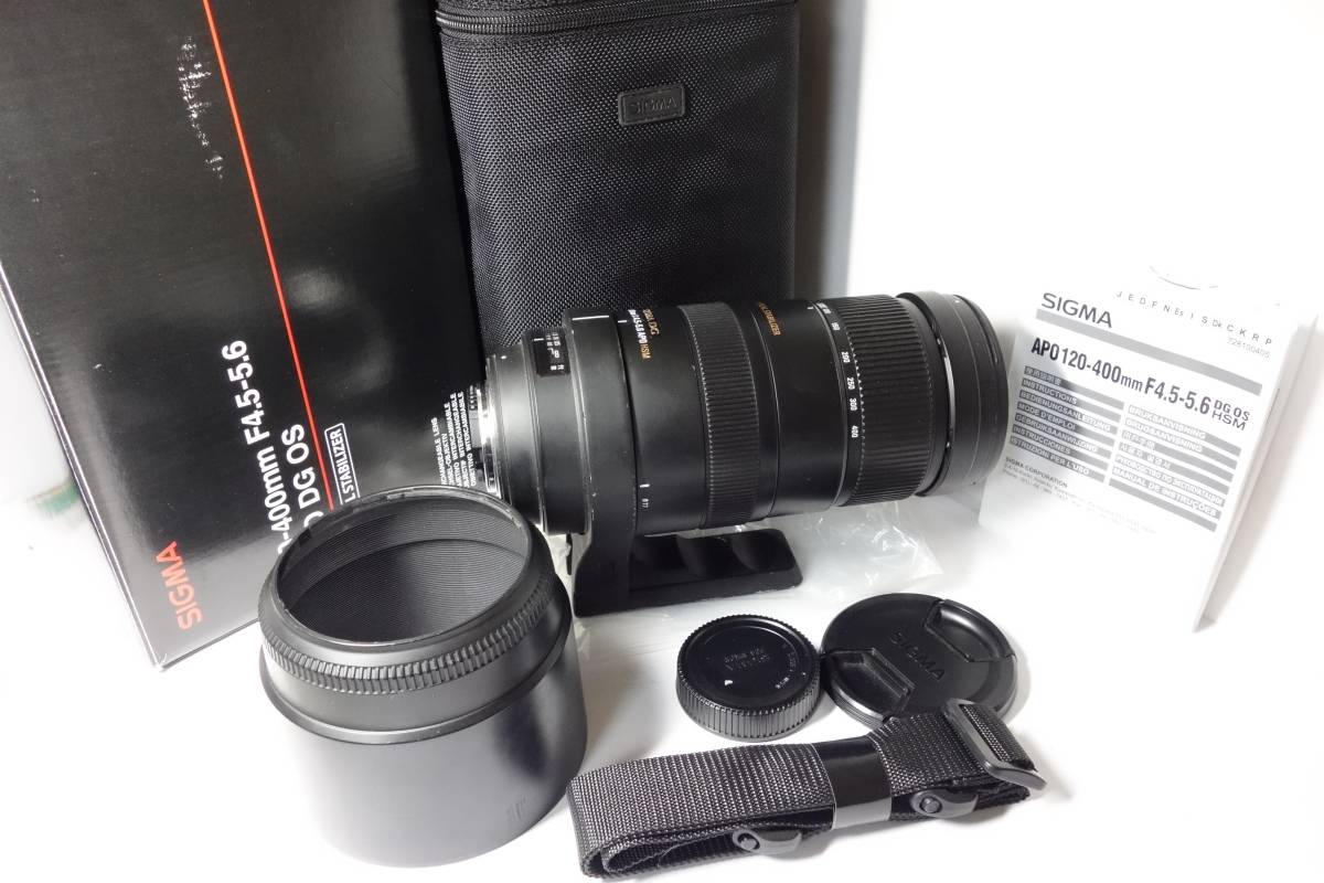 【中古】「非常に良い」SIGMA 望遠ズームレンズ APO 120-400mm F4.5-5.6 DG OS HSM キヤノン用 フルサイズ対応 ☆良品☆ シグマ SIGMA 50mm F1.4 EX DG HSM ニコン #2747