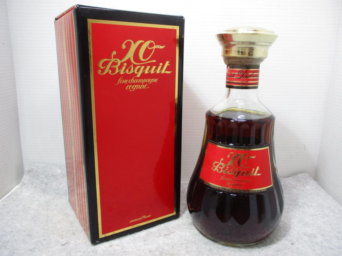 【免税限定・未開封】ビスキー XO コニャック ブランデー デキャンタ 古酒 古酒◇Bisquit/ビスキー XO 700ml 40% 箱付 未開栓 ブランデー 古酒
