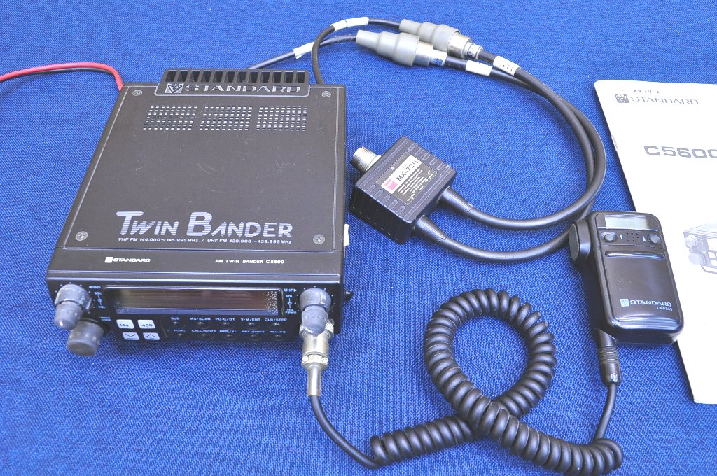 STANDARD スタンダード FM TWIN BANDER 無線機 C5600 MX-72H 取説あり
