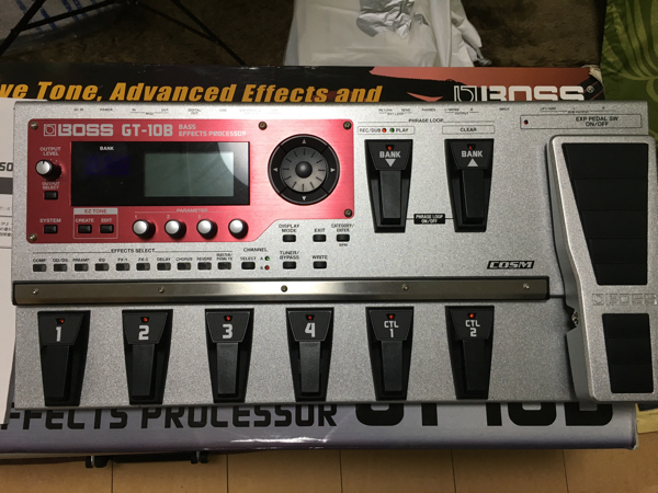 美品】GT-10B ベース用マルチエフェクター【付属品揃ってます】 【公式