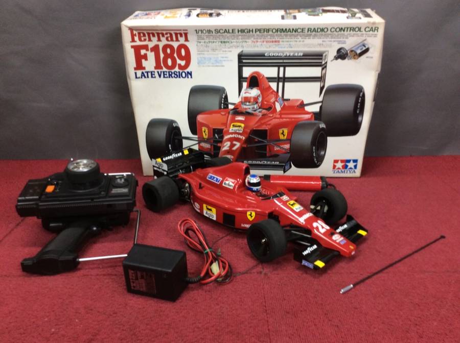 TAMIYA 58084 電動タイプ ラジコンカー(Ferrari F189)＊ジャンク品