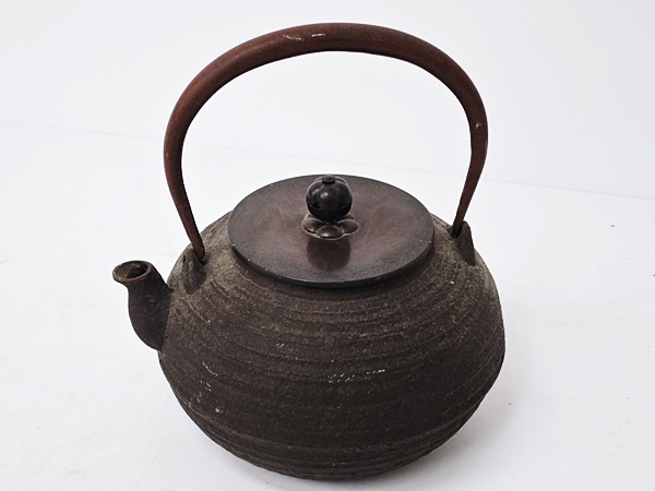時代鉄瓶　煎茶道 茶釜 Yahoo!オークション 煎茶道具 鉄瓶 -南部鉄器(アンティーク 2026年最新