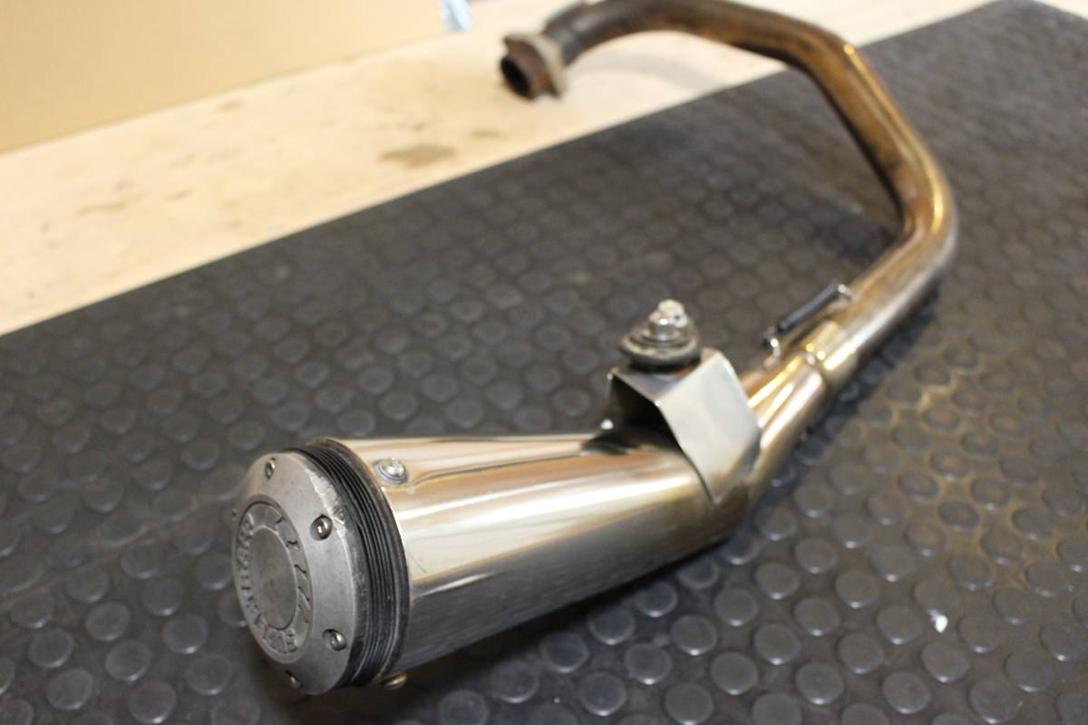 SR400 ベルトラン ダウンショート マフラー スーパートラップ の入札