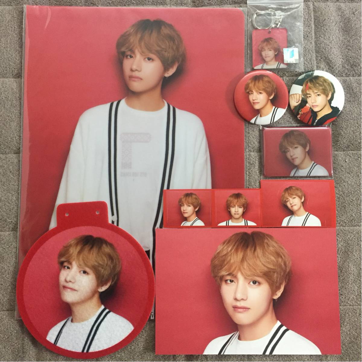 防弾少年団 BTS 公式 V 109 Pop Up Store クリアファイル ガーランド 