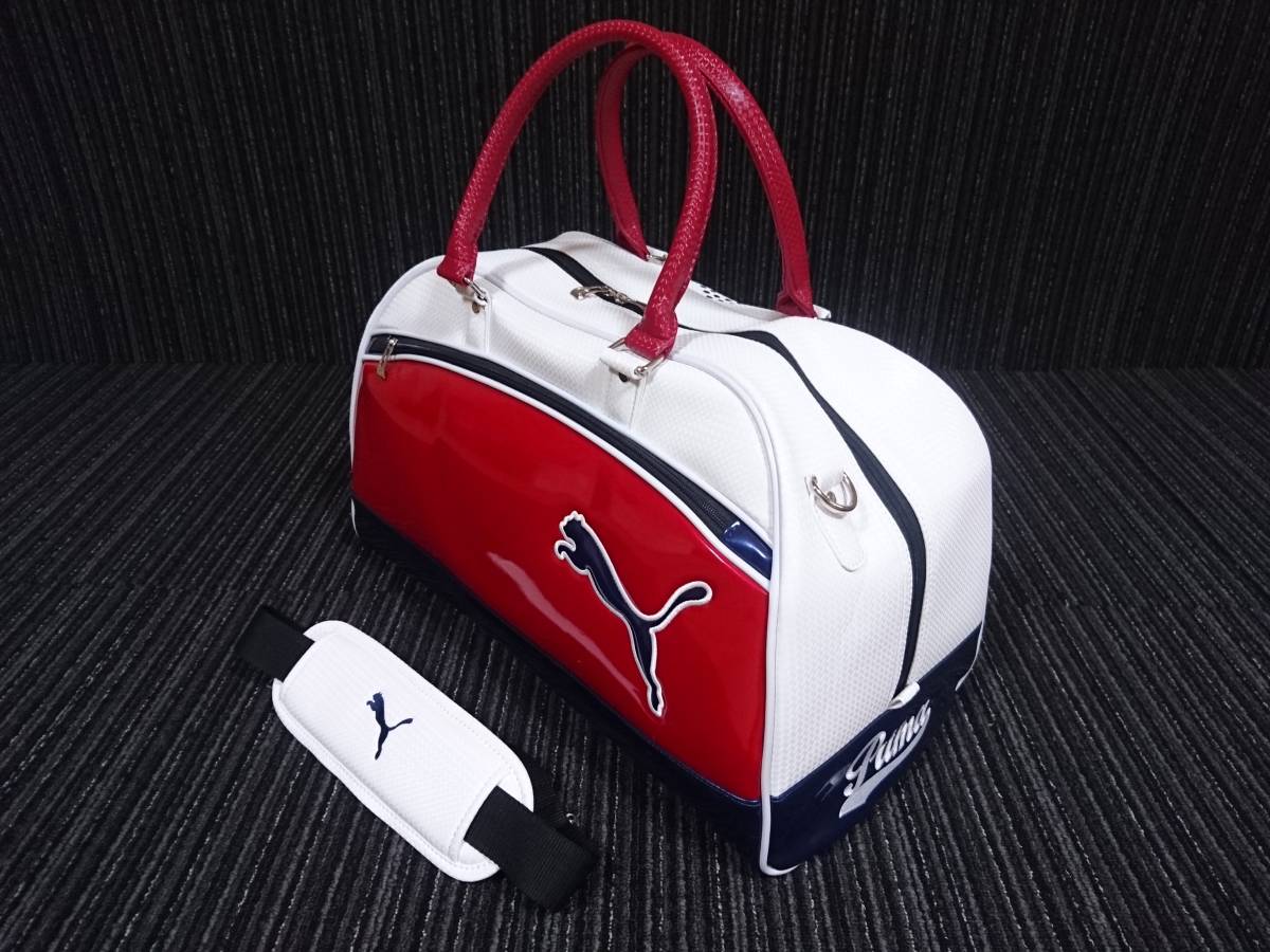 プーマゴルフ★ボストンバック★BBスポーツ★レッド-ホワイト_1