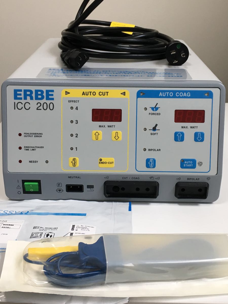 電気メス エルベ ERBE ICC200 動物病院 電気手術装置 ICC50 ERBE 0 6129&frasl;&frasl;ERBE 動物医療機器