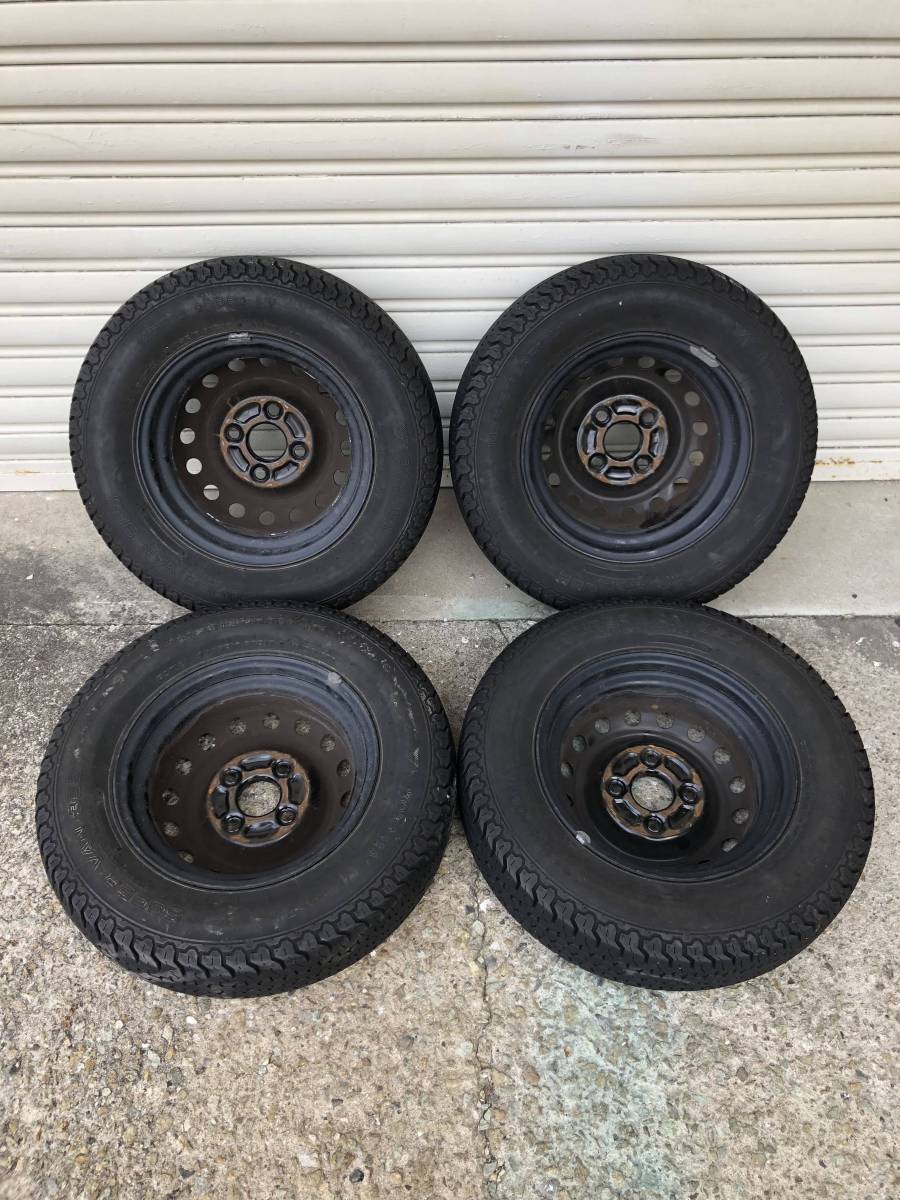 純正 VAMOS バモス HONDA ホンダ 鉄ホイール 鉄チン 145R12 6PR 3.5J