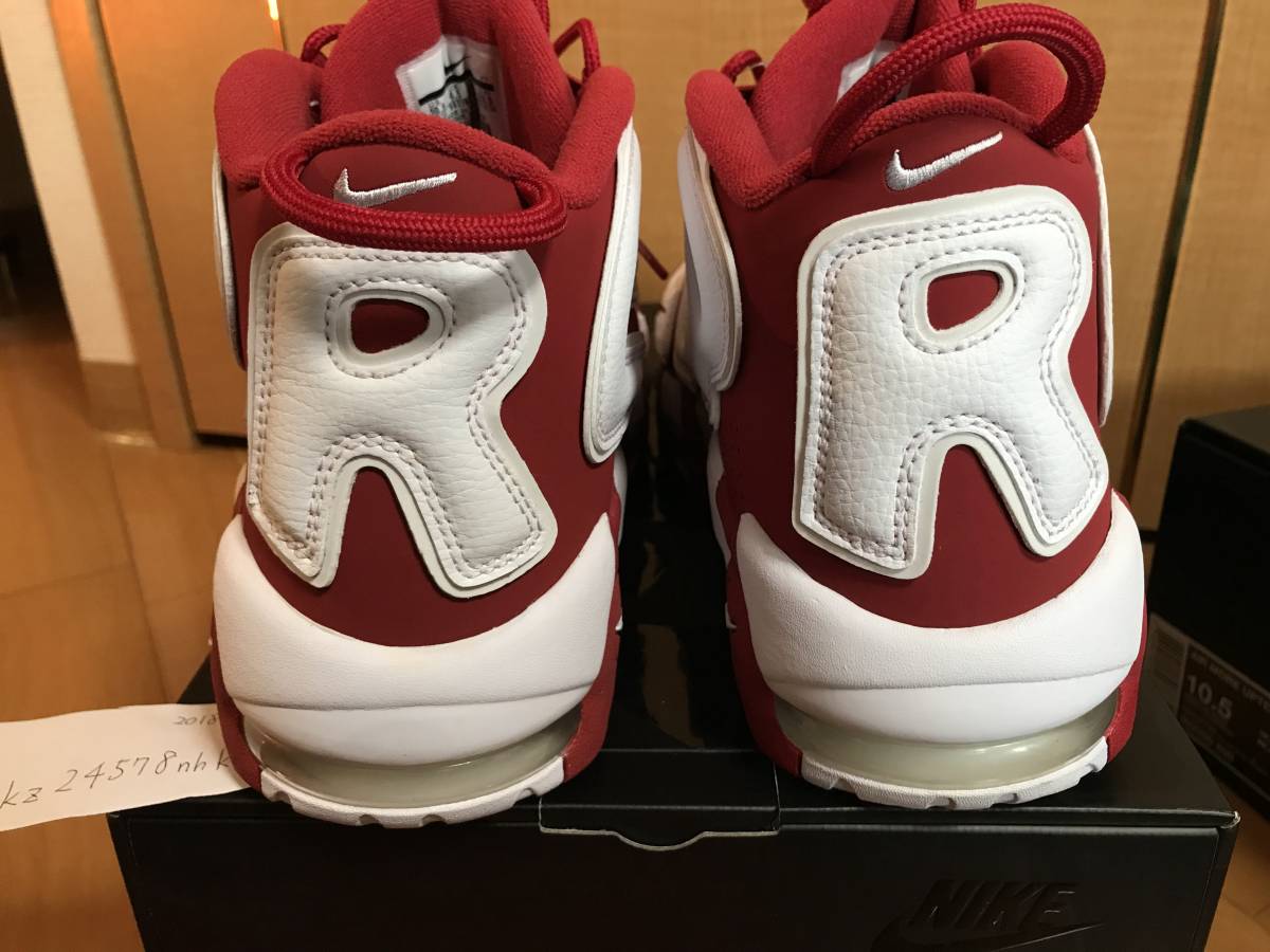 新品 28.5㎝ Supreme Nike Air More Uptempo RED US10.5 シュプリーム 