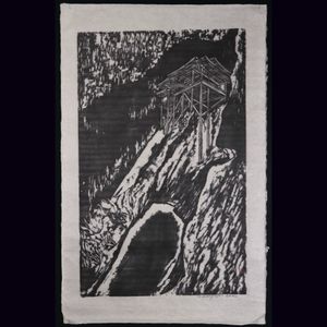 長谷川富三郎 木版画 「ノートルダム寺院（パリ）の秋」日本版画院同人 長谷川富三郎 版画のYahoo!オークション(旧ヤフオク!)の相場・価格を