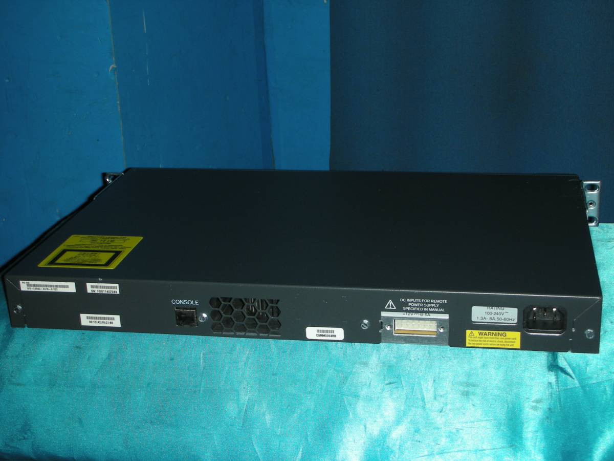☆1000Base-SX×２個付き！Cisco Catalyst3560 [WS-C3560-24TS-S]！(#F7-457)☆