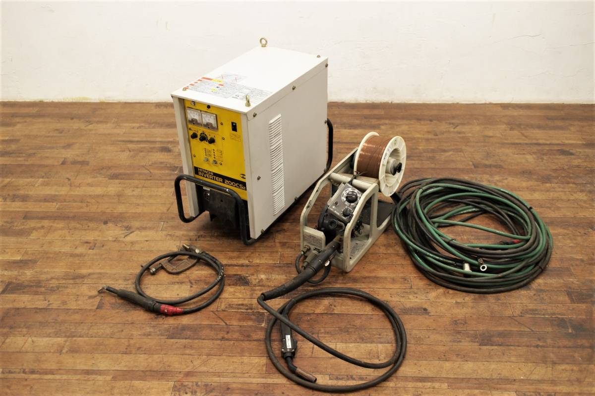 HITACHI 日立 半自動溶接機 DT-CS2 インバーター200CS2 ワイヤ送給装置 
