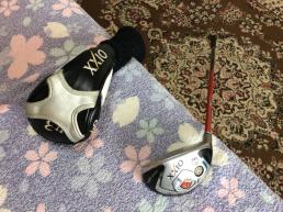 絶対必見！レッド ダンロップ ゼクシオ2014モデル/ U3　XXIO カラーカスタム MP800/R/19度　 カバー付属