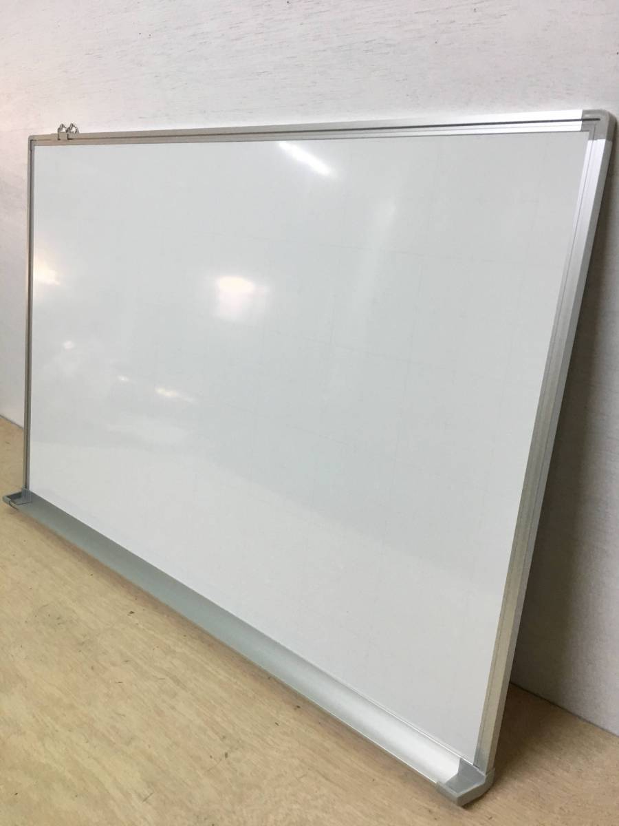 処分特価 暗線入り ホーロー製ホワイトボード メニューボード マグネットOK 600mm×900mm_1