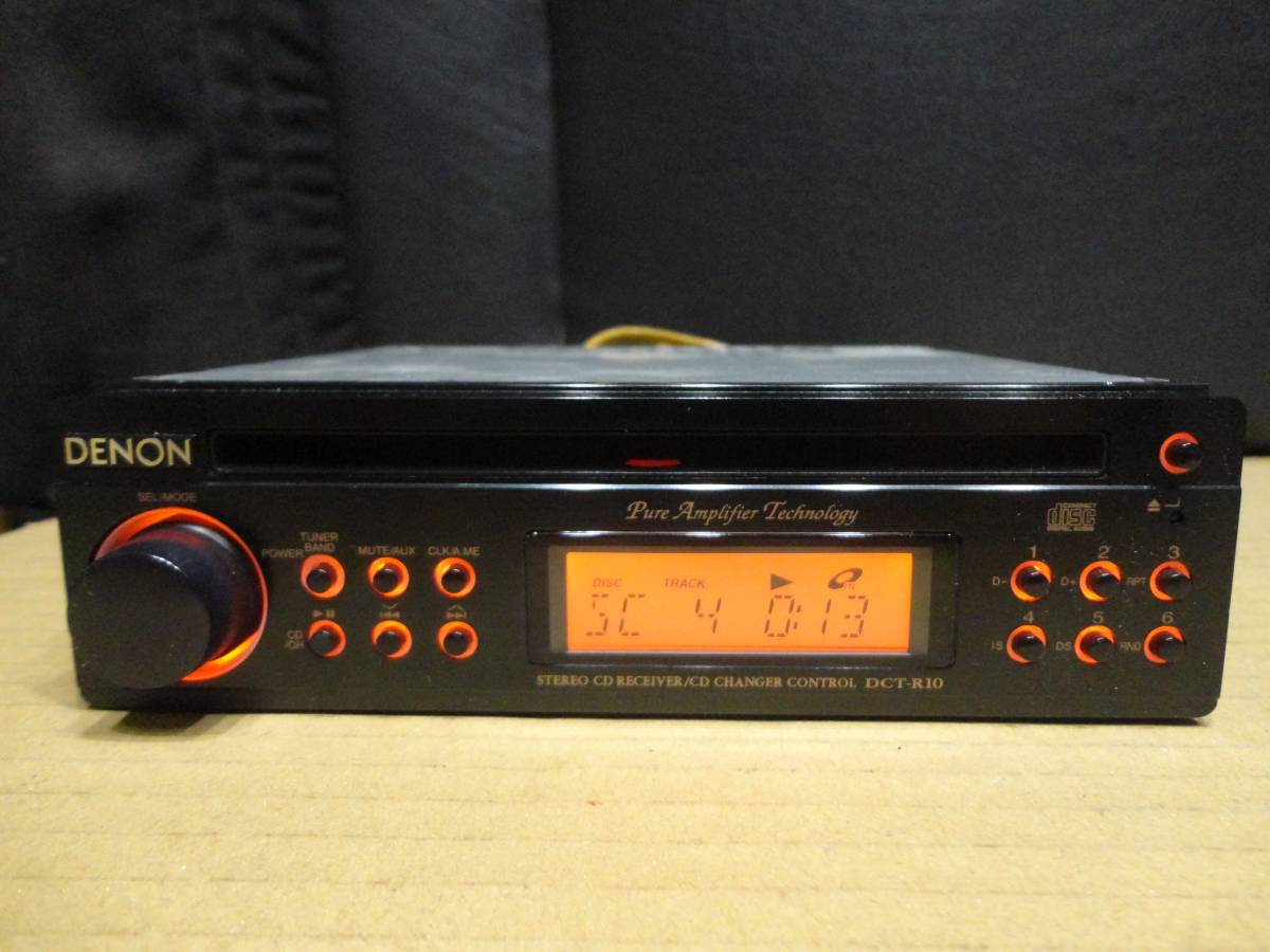 ☆DENON DCT-R10 ブラック☆ 自動車、オートバイ カーオーディオ
