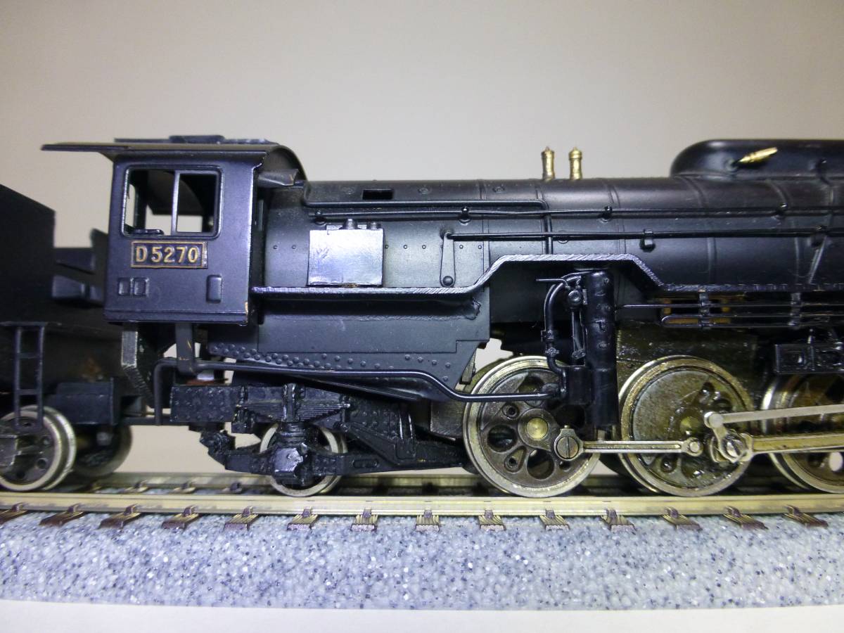 HOゲージ 蒸気機関車 アダチ ジャンク 鉄道模型 ジャンク品 D52形 現状