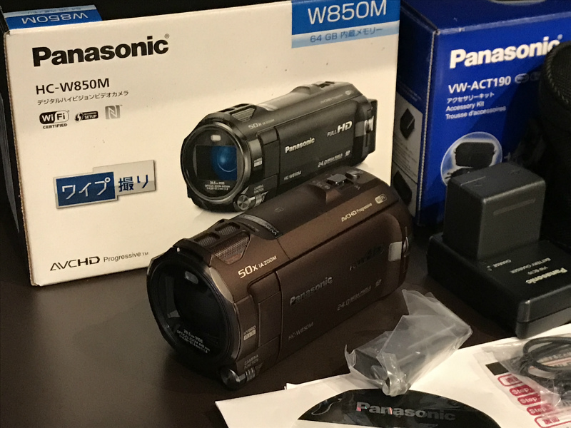 デジタルハイビジョンビデオカメラ HC-W850M BAYASHI様用】Panasonic