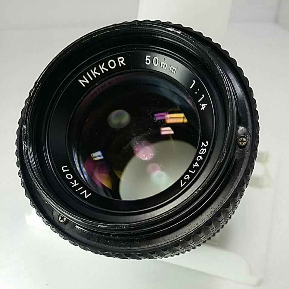 Nikon NIKKOR 50mm 1:1.4 カニ爪 非Ai　ニコン ニッコール f1.4 Nikon - Nikkor AI-S f&frasl;1.4 サンチャン