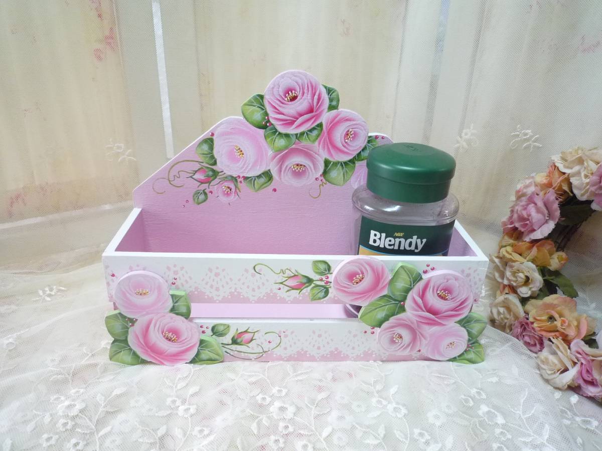 トールペイント - カードケース 薔薇柄ティッシュボックス 公式通販 