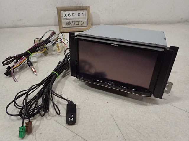 送料込ekカスタム B11w 三菱純正オプション7型ナビ MM318D-WIN I)三菱