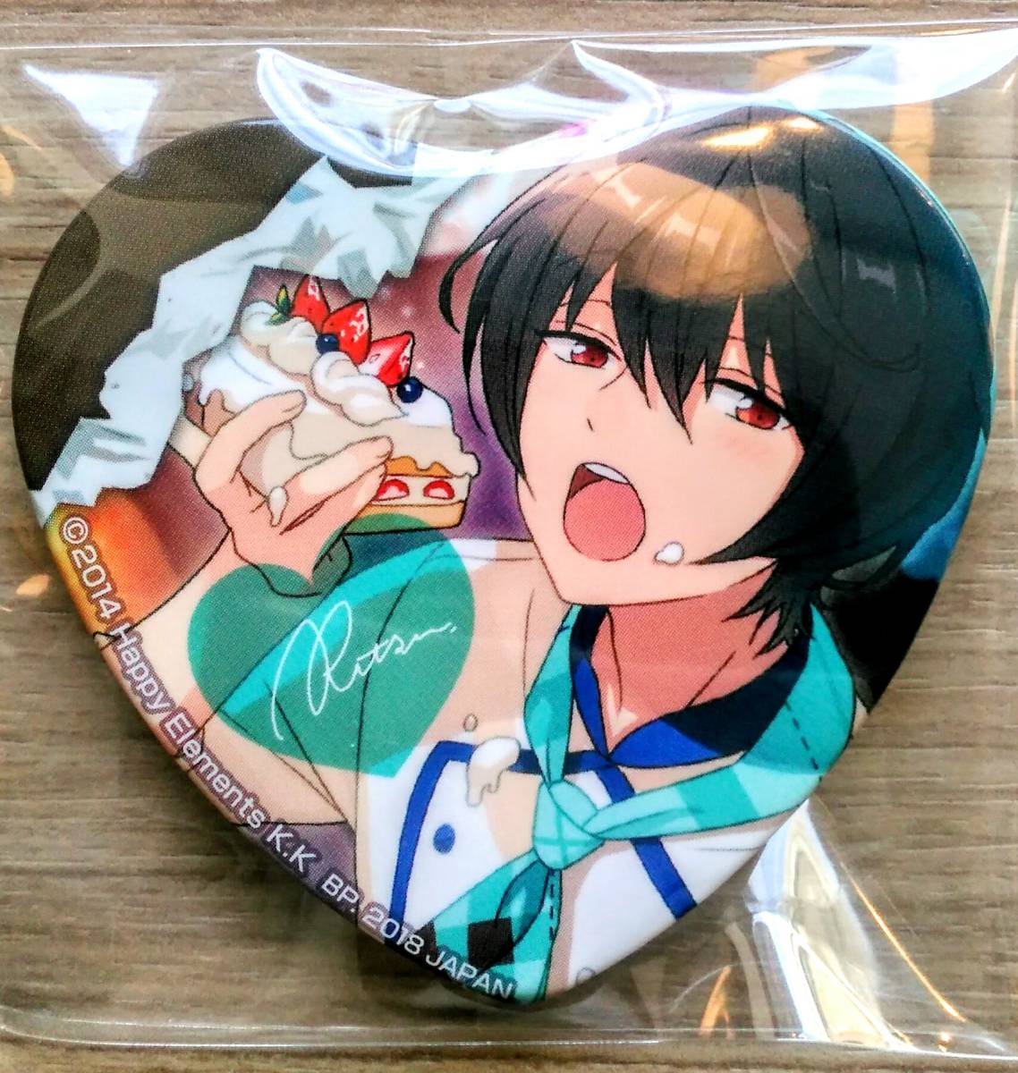あんスタ - 朔間凛月 一番カフェ Badge ハート缶バッジ 新品☆あんスタ