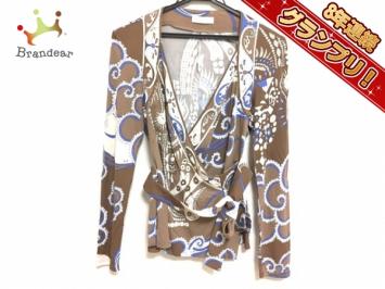 エミリオプッチ EMILIO PUCCI トップス 長袖カットソー ブラウン 
