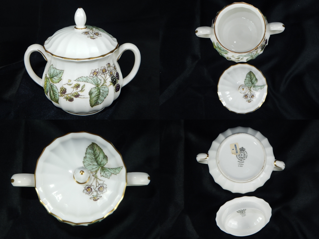 ROYAL WORCESTER/ロイヤルウースター ラビニア 金彩 フルーツ柄