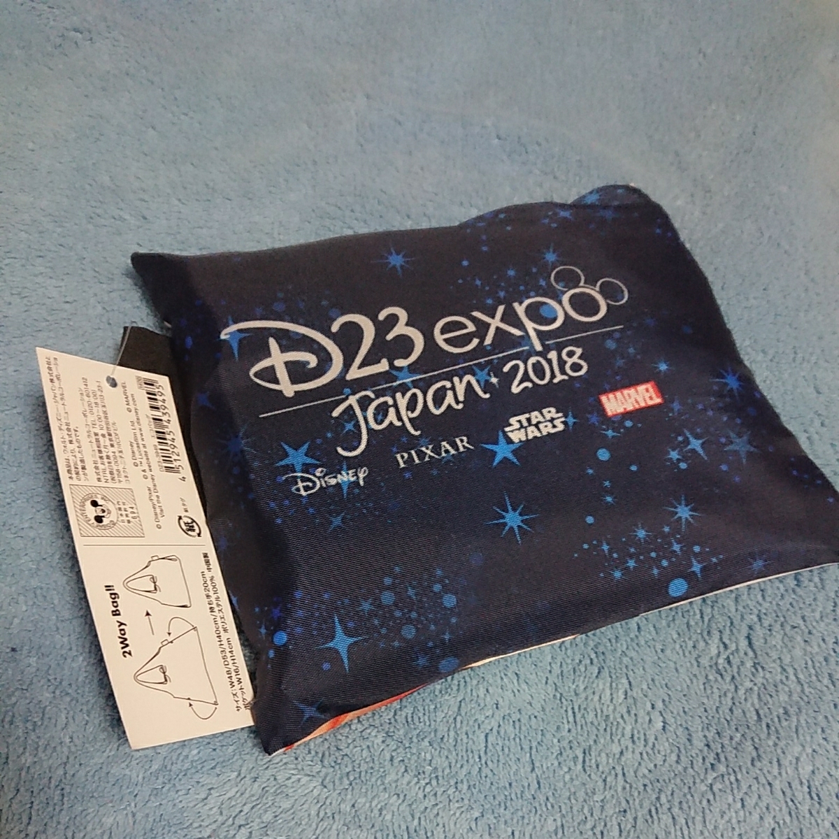 ディズニー 限定♪D23 Expo Japan 2018 ミュージアムショップ エコバッグ ミッキー ミラコスタ 新品