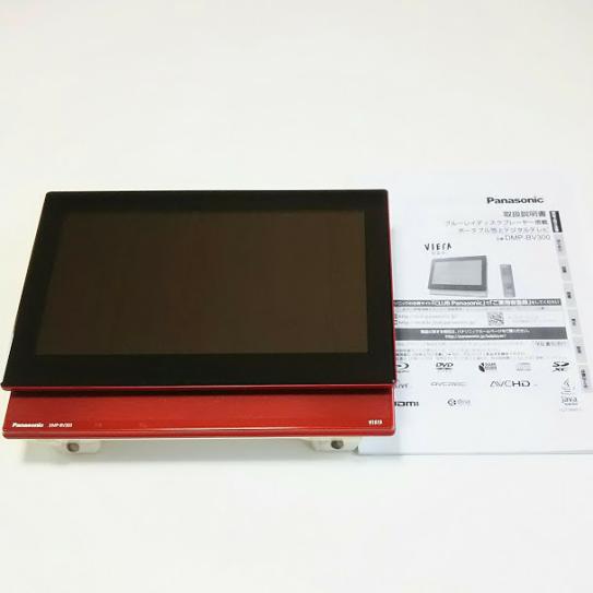 パナソニック 液晶 テレビ DMP-BV300-R ポータブル ブルーレイ