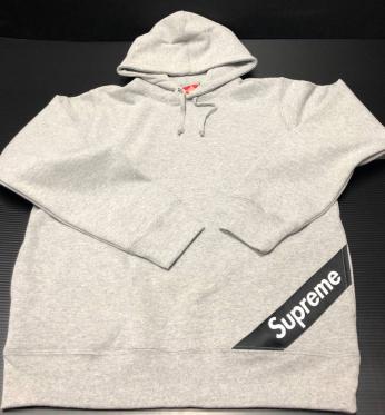 高品質，正規品 国内 正規品 18ss Supreme Corner Label Hooded Sweatshirt Grey Mサイズ シュプリーム コーナー ラベル パーカー グレー(パーカ)｜売買されたオークション情報、yahooの商品情報をアーカイブ公開 - オークフ 男性用