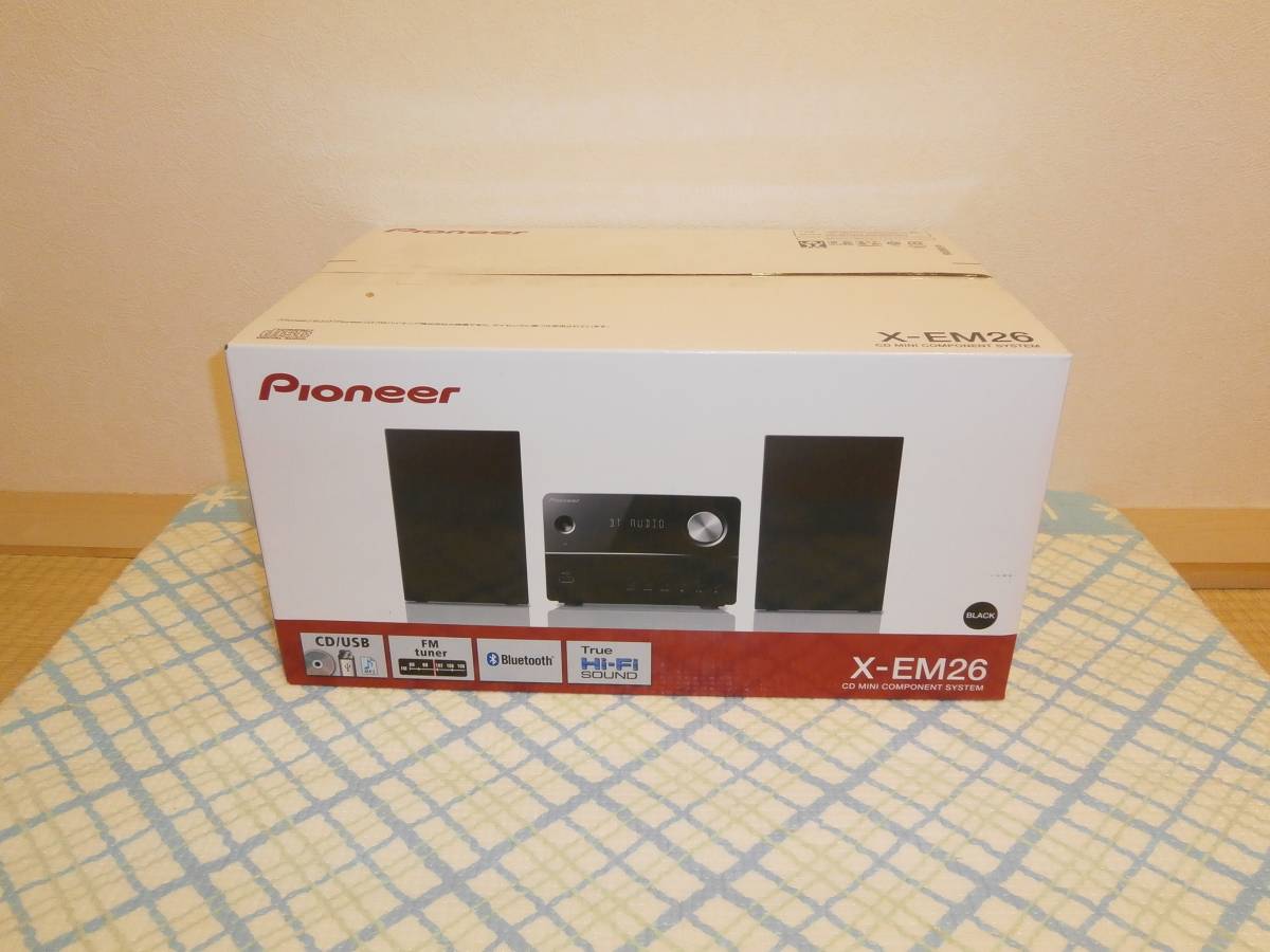 全国無料，大得価 パイオニア Pioneer X-EM26 CDミニコンポ Bluetooth搭載/AM/FM対応 X-EM26 B ブラック黒(オーディオ機器)｜売買されたオークション情報、yahooの商品情報をアーカイブ公開 - オークファン その他