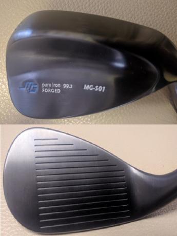 三浦 純鉄 MG-S01 ノーメッキブラック仕上げ 50度 56度 モーダス115