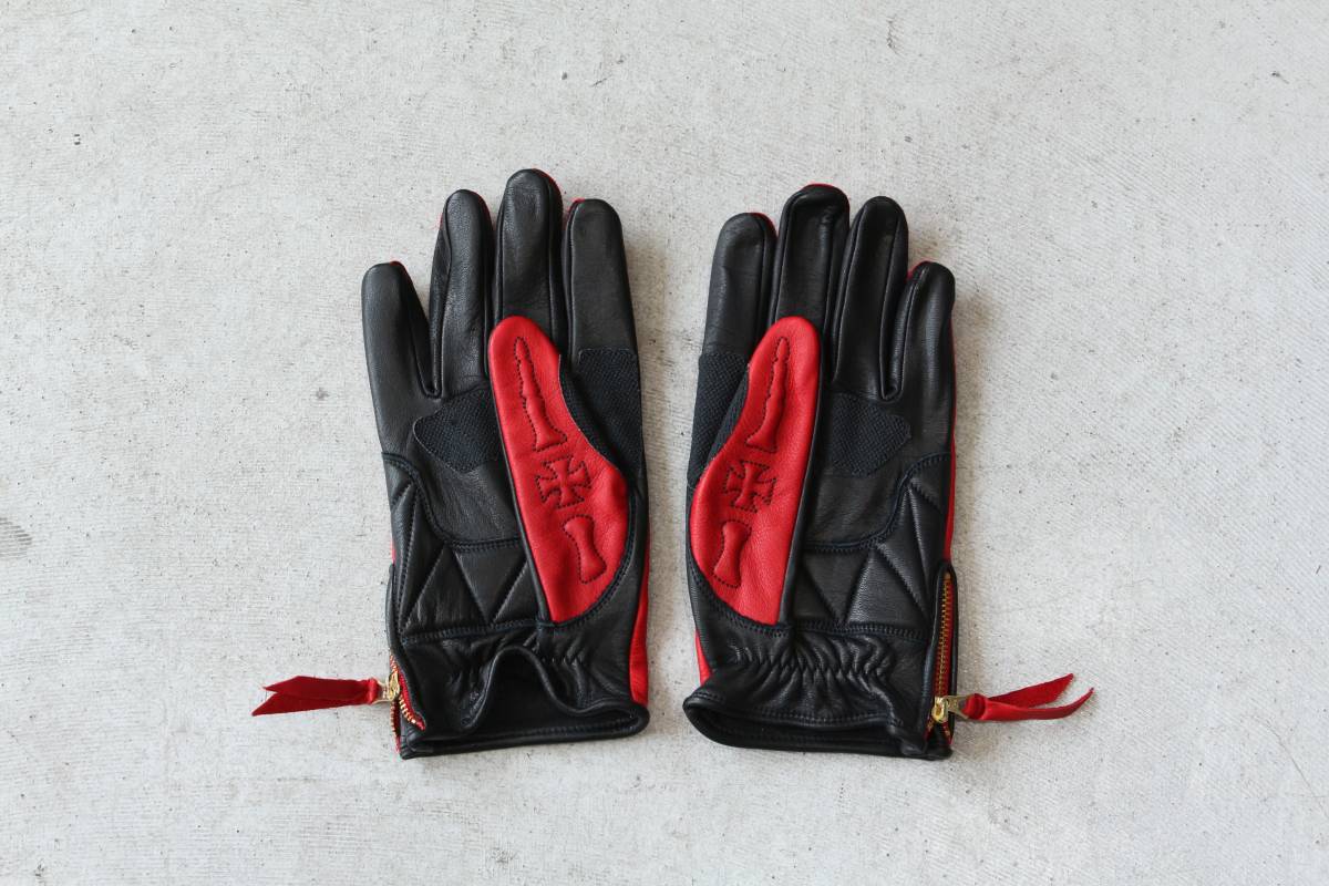FLIGHT SKULL スカルフライト Bone Glove : 3シーズン対応撥水加工 