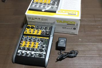 MACKIE TAPCO Blend 6 完動品 6チャンネルミキサー