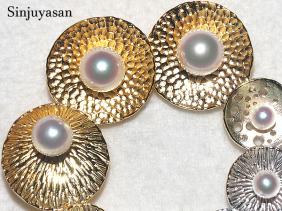 真珠屋さん 特選パール【花珠級ホワイトピンク】最高の色！7.3～5.1mm 8個 アコヤ真珠ブローチ/ペンダント 伊勢志摩産