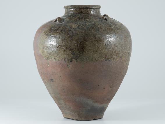 丹波焼 古丹波 六古窯 灰釉壺 四耳壺 丹波焼 古丹波 六古窯 灰釉壺 四耳壺 灰釉四耳壺 – 兵庫陶芸美術館