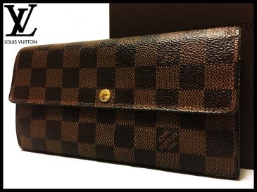 【超美品/極上品!!】ルイヴィトン LV ダミエ 新型 ポルトフォイユ