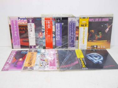 0221-03★LP Deep Purple / ディープ・パープル 「紫の肖像」 「嵐の使者」 「永遠の炎」 等 ロック系 レコード 色々 11枚