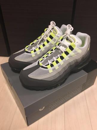 限定セール，送料無料 NIKE AIRMAX 95 OG YELLOW GRADATION NEON エアマックス ネオン 2018年 復刻 イエローグラデ US9 27cm 554970-071(27.0cm)｜売買されたオークション情報、yahooの商品情報をアーカイブ公開 - オークファン 27.0cm