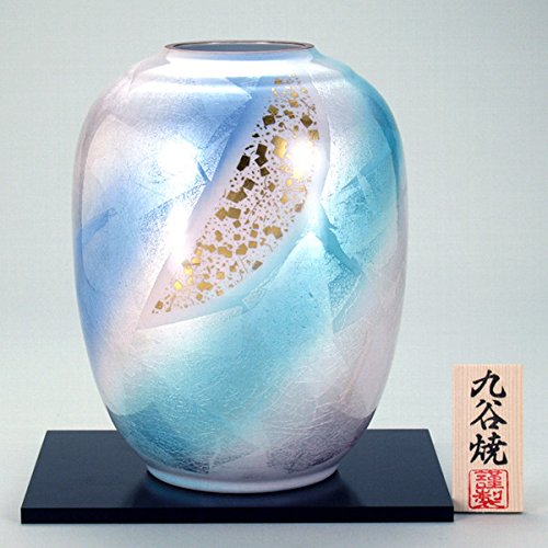 ※九谷焼！ 宗秀 ☆金銀彩８号花瓶☆ 新品 ギフト N174-1 一輪挿し 花入れ 花器