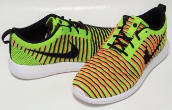 NIKE ROSHE TWO FLYKNIT GS きみどり オレンジ 23cm ナイキ ローシ 2 フライニット 844619-300