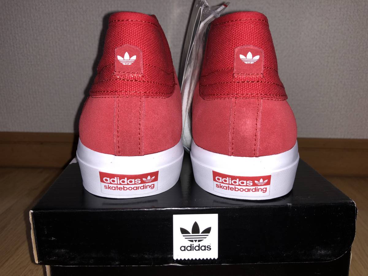 ADIDAS SKATEBOARDING MATCHCOURT MID RED US9 busenitz supreme